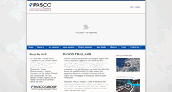 Desktop Screenshot of pascoth.com